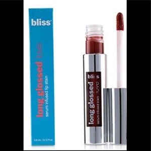 Bliss Lip Gloss Long Glossed Love Serum Infused Lip Stain Color ready for s’more